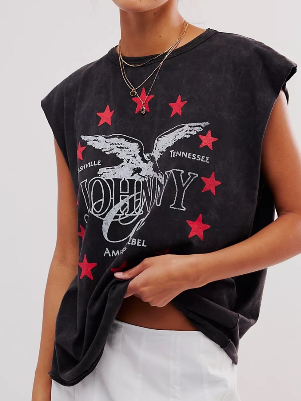 Daydreamer Johnny Cash Muscle Tank